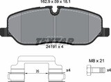 24191 TEXTAR BRAKE PADS FRONT