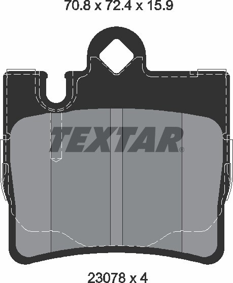 34201920 MERCEDES BENZ  BRAKE PADS REAR
