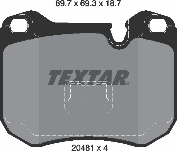 605441 ATE  BRAKE PADS FRONT 13.0460-5441.2
