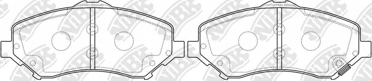 D1273 KITPRO  BRAKE PADS FRONT