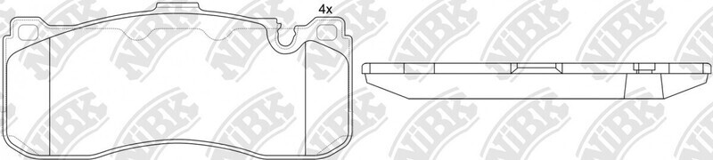 D1371 SFEC  BRAKE PADS FRONT