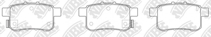 D1336 CYFC  BRAKE PADS REAR