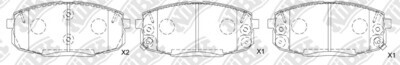D1397 FRAS-ME  BRAKE PADS FRONT