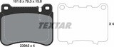 23945 TEXTAR  BRAKE PADS FRONT