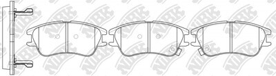 D1142 IFK  BRAKE PADS FRONT