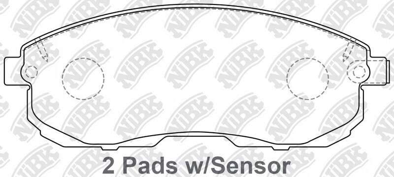 D1119 CENTRIC  BRAKE PADS FRONT