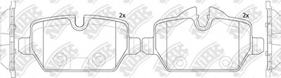 D1226 BORY  BRAKE PADS REAR