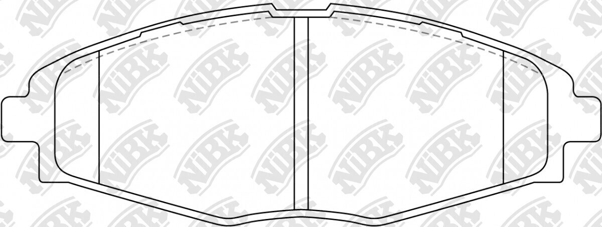 D1321 IFK  BRAKE PADS FRONT