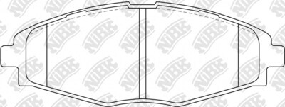 D1321 IFK  BRAKE PADS FRONT