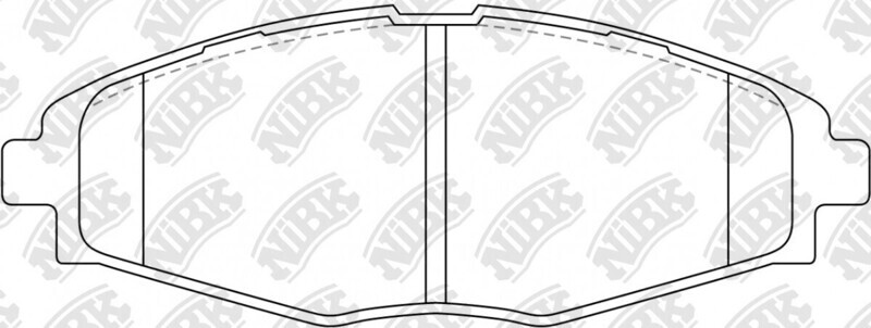 D1321 IFK  BRAKE PADS FRONT