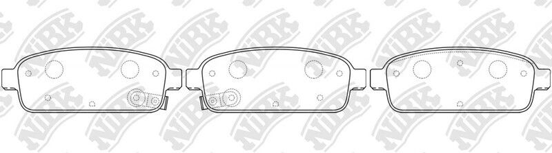D1468 BENDIX  BRAKE PADS REAR