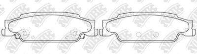 D922 KINGROAD  BRAKE PADS REAR