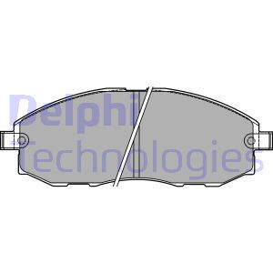 D1712 DELPHI  BRAKE PADS FRONT