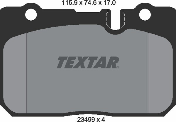 AT665 ATE  BRAKE PADS FRONT 13.0464-2277.2
