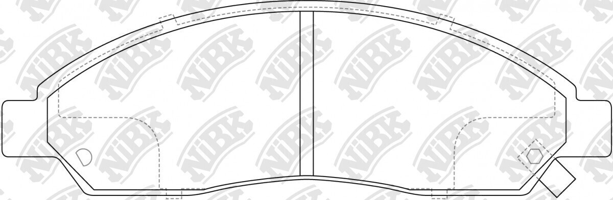 D1039 BROTHERS  BRAKE PADS FRONT