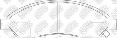 D1039 BROTHERS  BRAKE PADS FRONT