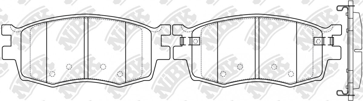 D1156 OUMOSHI  BRAKE PADS FRONT