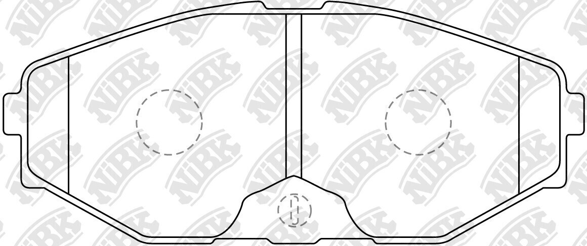 D1171 ODON  BRAKE PADS REAR