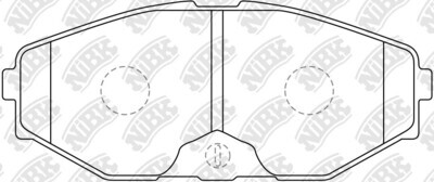 D1171 ODON  BRAKE PADS REAR