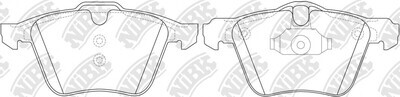 D1305 CARDIFF  BRAKE PADS FRONT