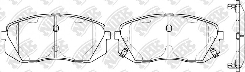 D1295 BENDIX BRAKE PADS FRONT