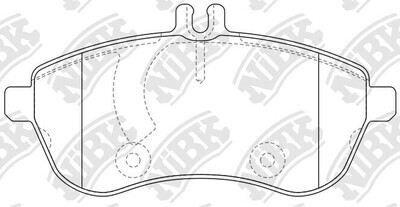 D1340 DURALAST  BRAKE PADS FRONT