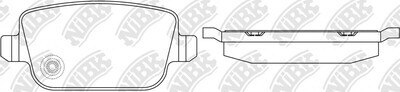D1314 BTAP  BRAKE PADS REAR