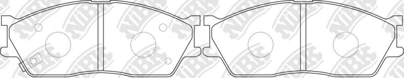 DK8105M SUPER GRIP  BRAKE PADS FRONT
