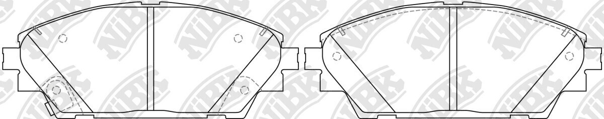 PSBP130119 TAKAYAMA  BRAKE PADS FRONT