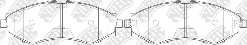 AT797 ATE  BRAKE PADS FRONT 13.0464-2247.2