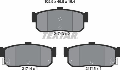 AT595 ATE  BRAKE PADS REAR 13.0464-2218.2