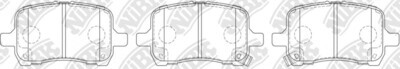 D1160 CYFC  BRAKE PADS REAR