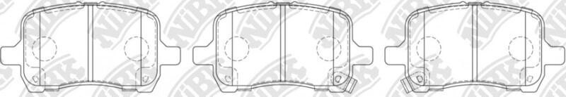 D1160 CYFC  BRAKE PADS REAR