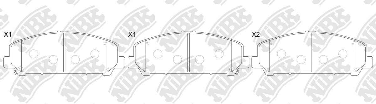 D1286 BENDIX  BRAKE PADS FRONT