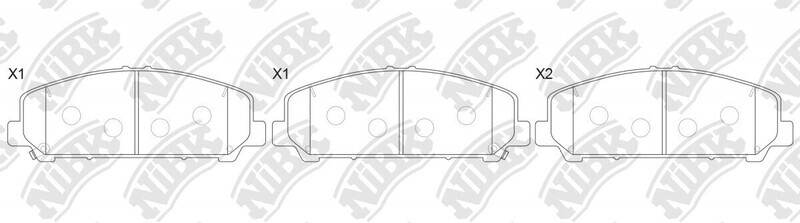 D1286 BENDIX  BRAKE PADS FRONT