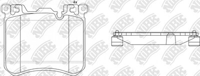 D1429 GAM  BRAKE PADS FRONT