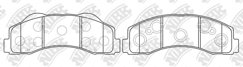D1414 BENDIX  BRAKE PADS FRONT