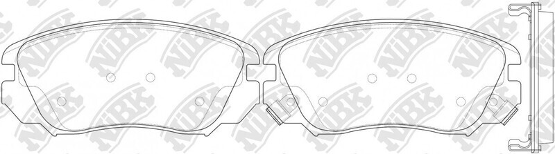 D1421 DURALAST  BRAKE PADS FRONT