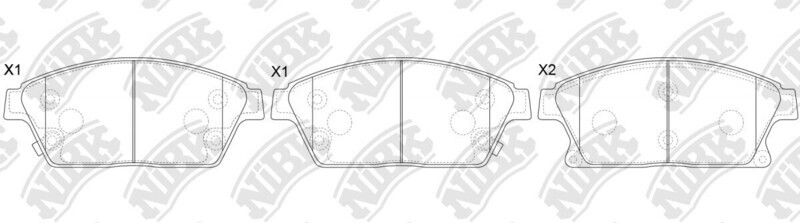D1467 ZHEN ZHI DA  BRAKE PADS FRONT