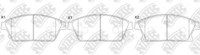 D1470 ZHEN ZHI DA  BRAKE PADS FRONT