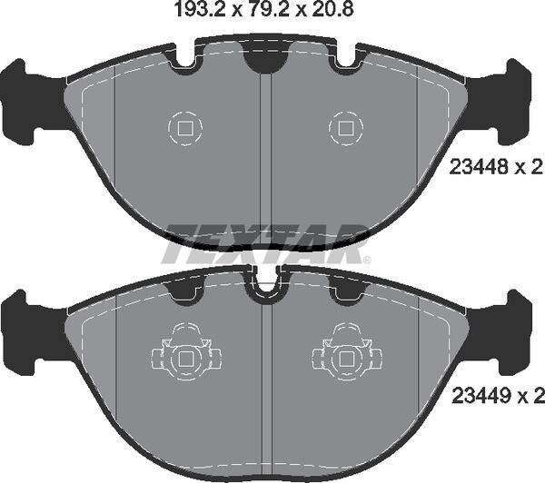 34116756350 BMW  BRAKE PADS FRONT