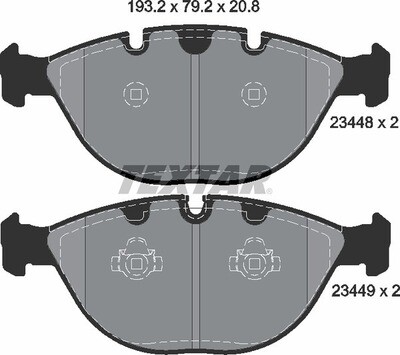 34116756350 BMW  BRAKE PADS FRONT