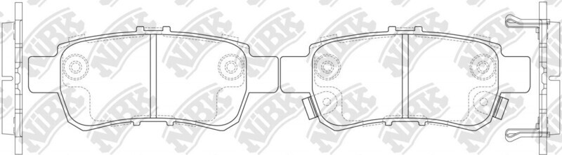 D1088 MAGNUM PRO  BRAKE PADS REAR