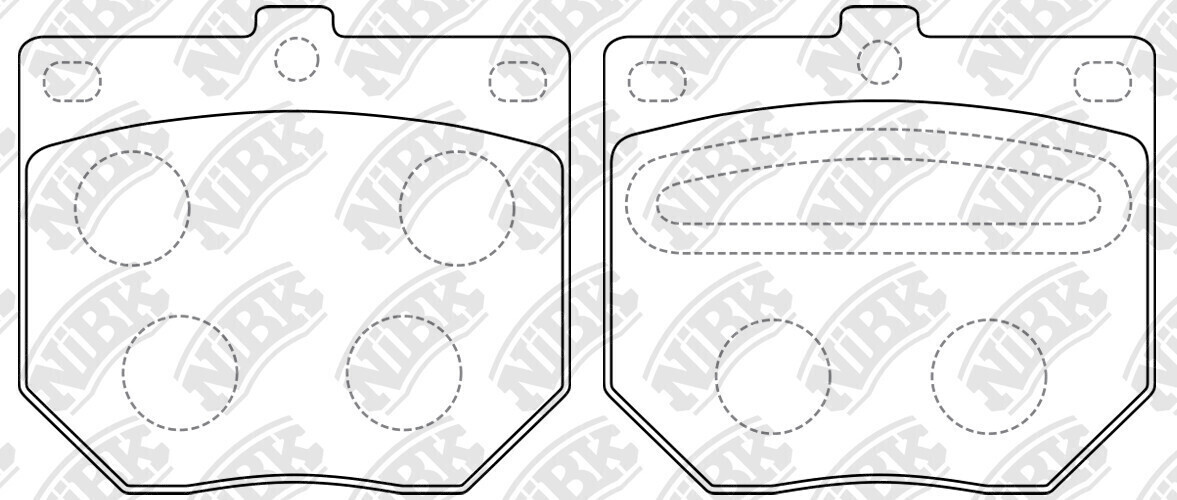 D1019 POWERLOTOS  BRAKE PADS FRONT
