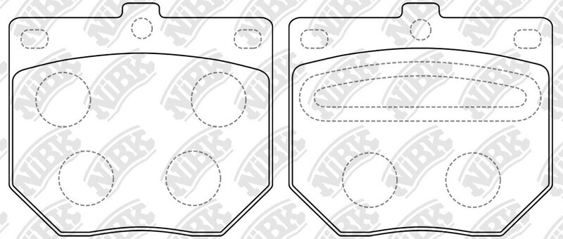 D1019 POWERLOTOS  BRAKE PADS FRONT