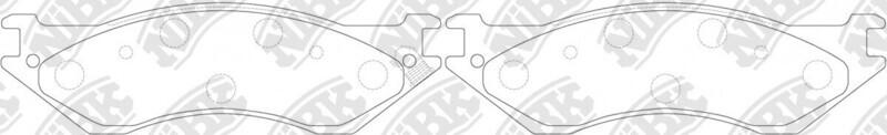 D1096 EVS  BRAKE PADS FRONT