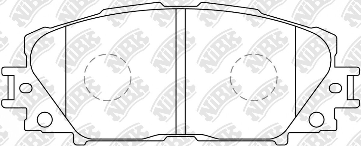 D1184 NAPA  BRAKE PADS FRONT