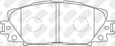 D1184 NAPA  BRAKE PADS FRONT