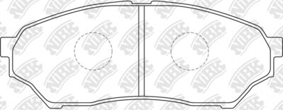 D1218 BROAKE  BRAKE PADS FRONT