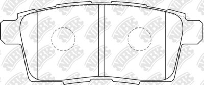 D1259 KITPRO  BRAKE PADS REAR